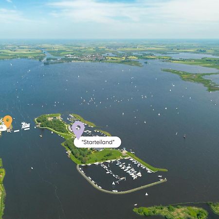Welcome In - Houseboat 'Elysium' Met Eigen Aanlegsteiger Sneek - Offingawier Zewnętrze zdjęcie
