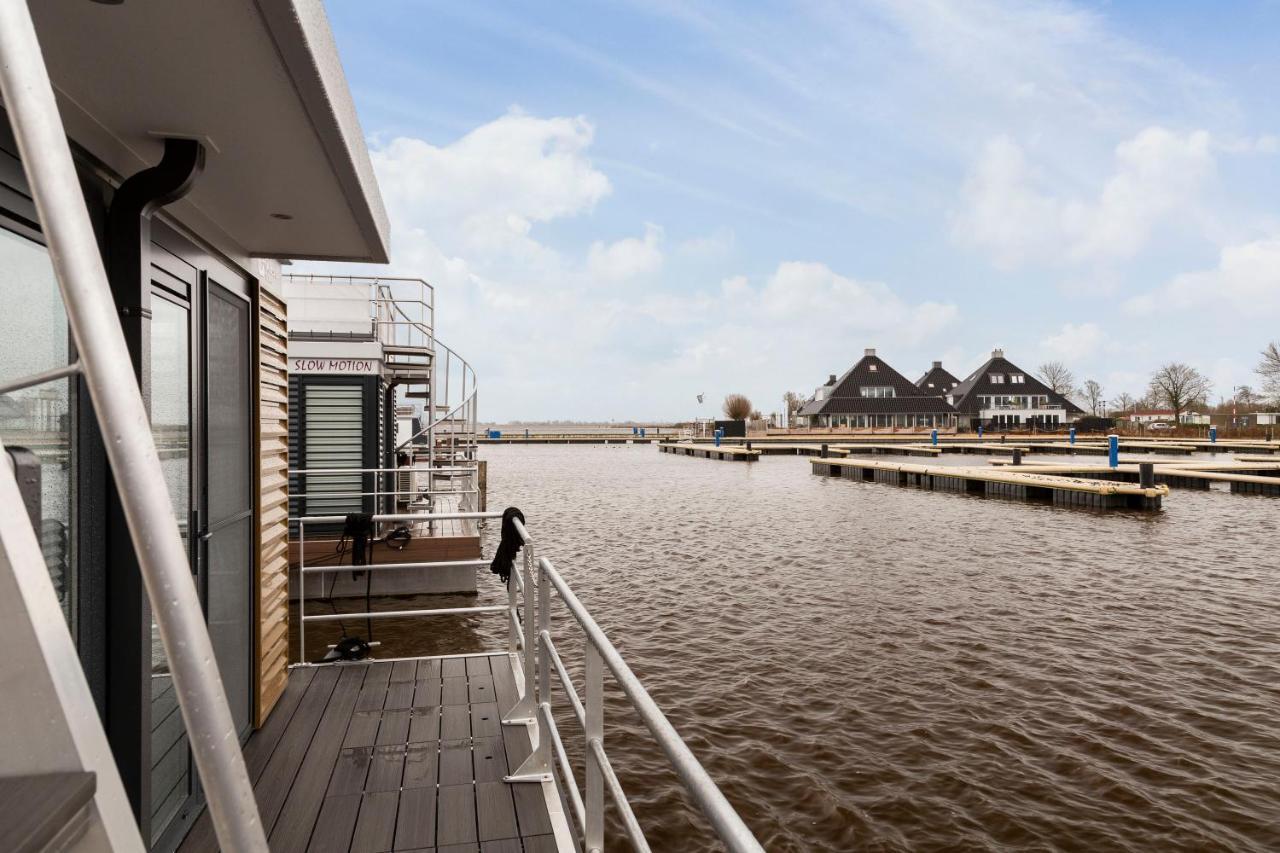 Welcome In - Houseboat 'Elysium' Met Eigen Aanlegsteiger Sneek - Offingawier Zewnętrze zdjęcie